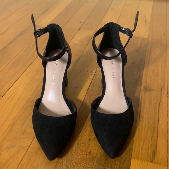 Kelly & Katie Shoes - Kelly and Katie black block heel size 6
